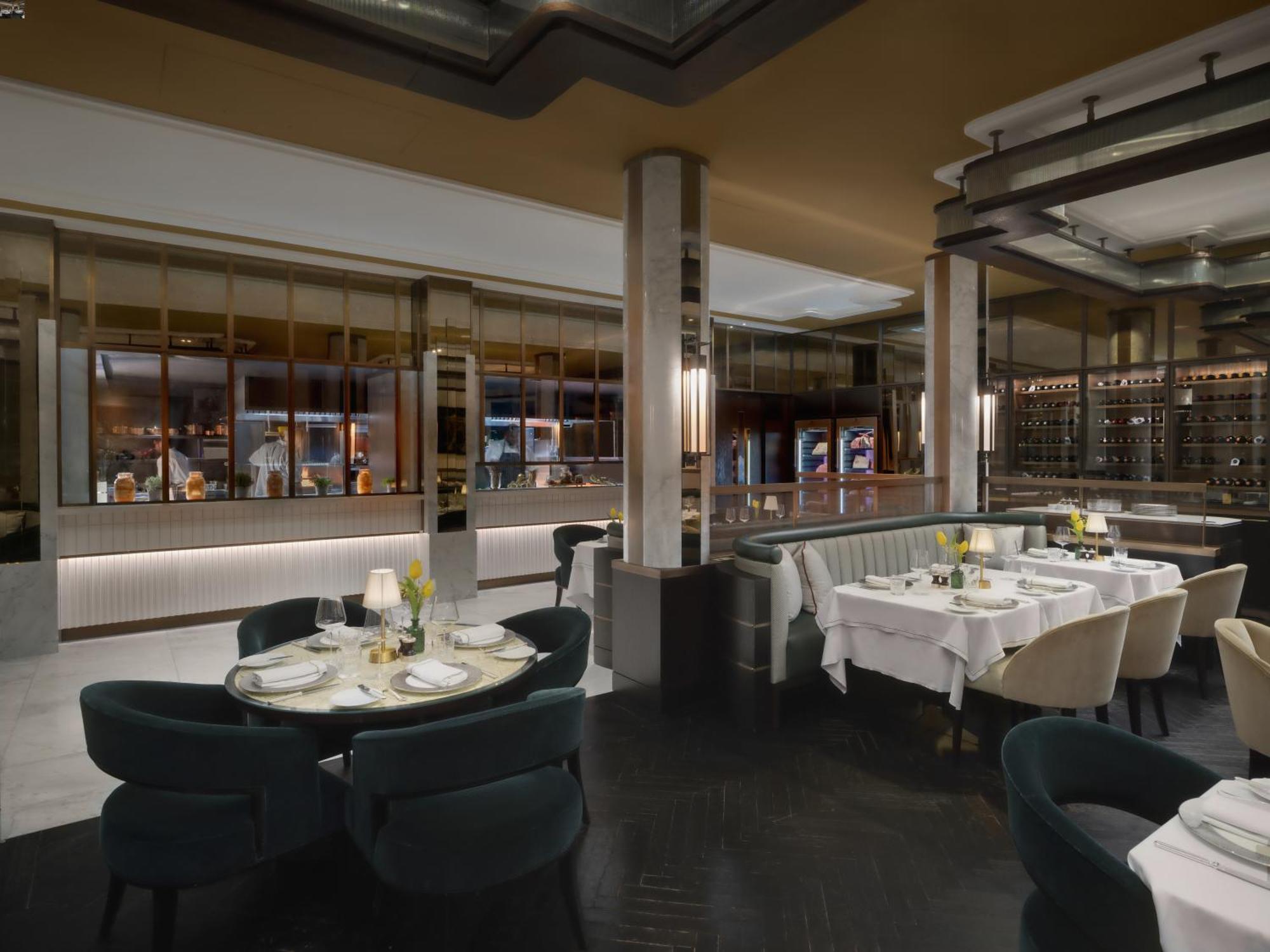 The Biltmore Mayfair Londra Esterno foto The interior of the restaurant