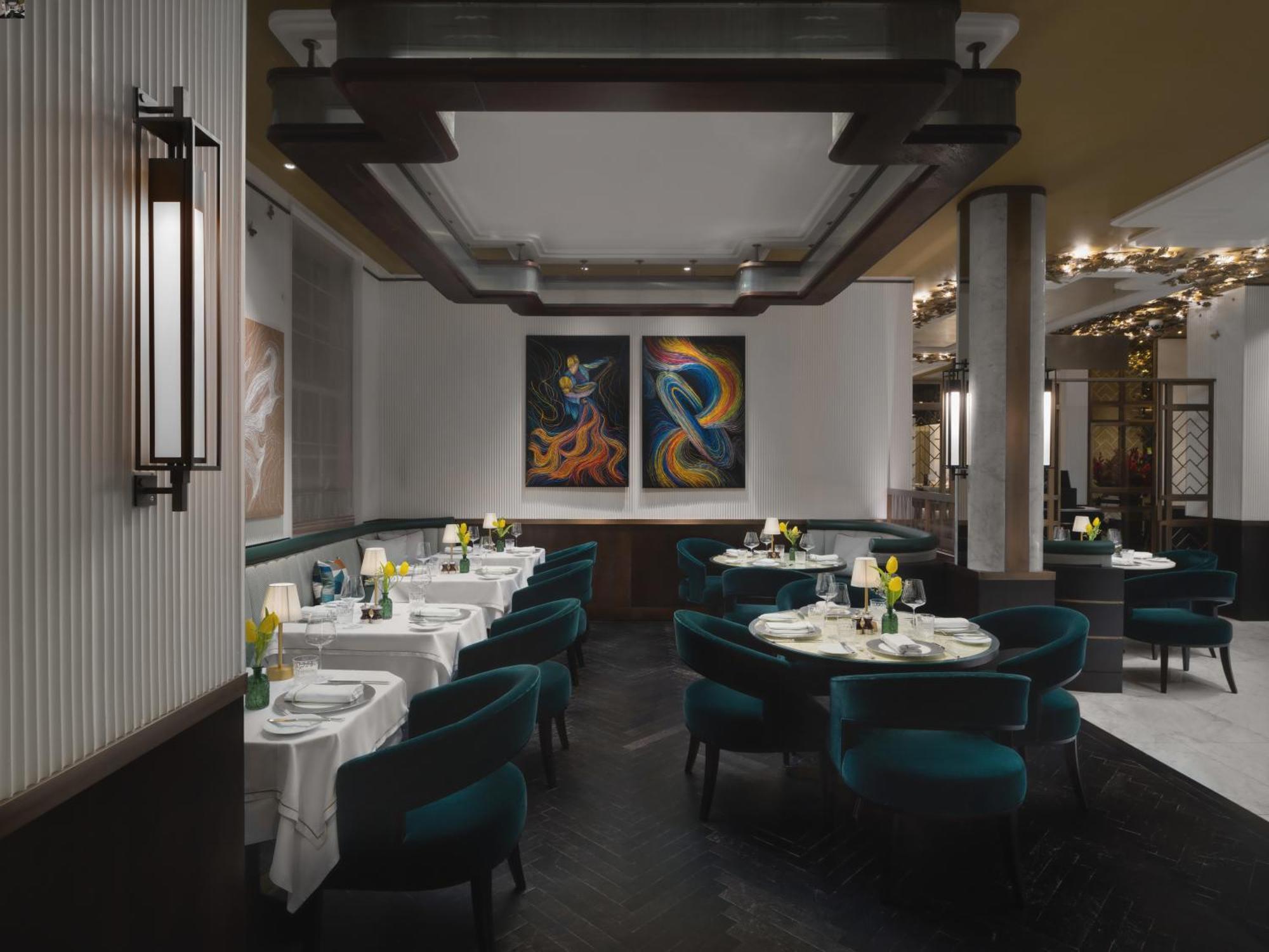 The Biltmore Mayfair Londra Esterno foto The interior of the restaurant